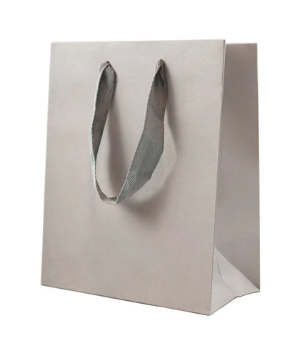 Foil branded paper gift bags