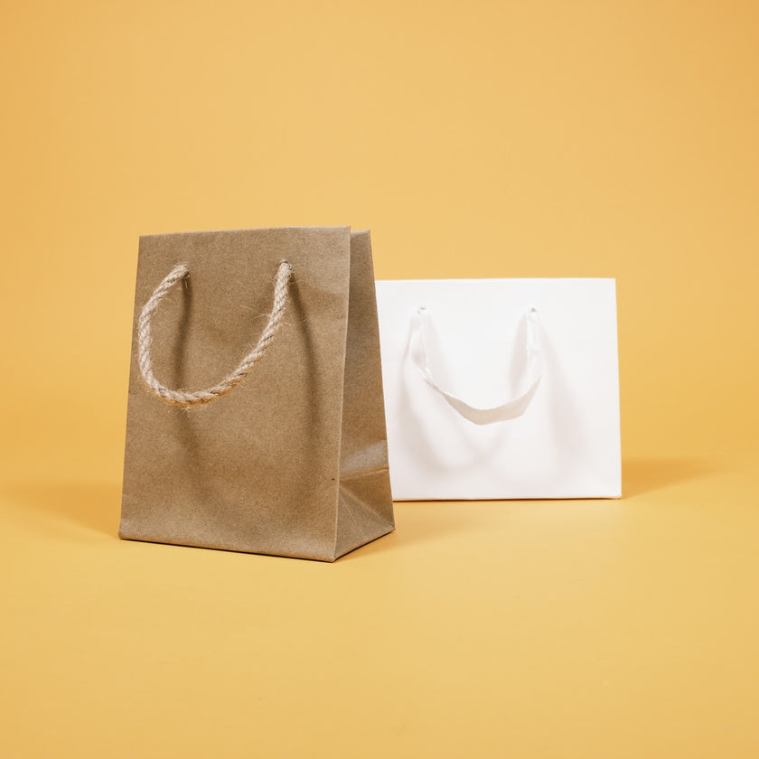 Luxurious custom foil branded gift bags