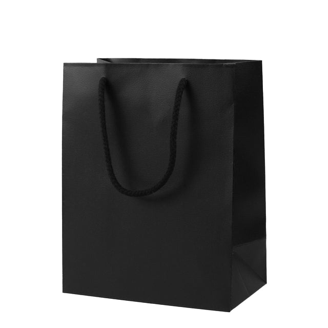 Black Deluxe Embossed Gift Bag A5 Size | Portrait Paper Bag | FSC Certified