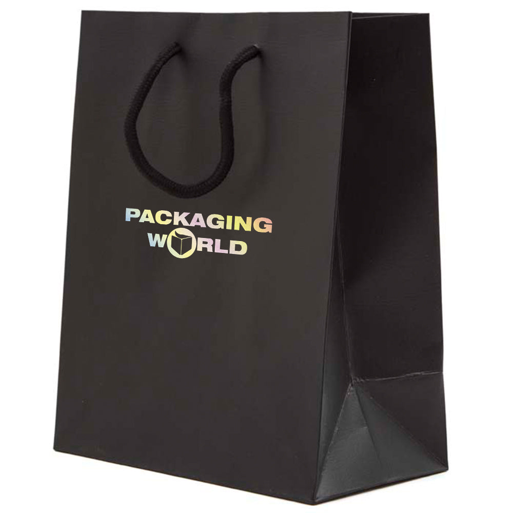 Digital Branded Luxury Embossed Gift Bag A6 Portrait Paper Bag