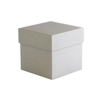 Grey Branded Luxury Rigid Candle Gift Box Large | Eco Kraft Box