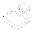 Foil Branded A6 Easy Fold Matt Laminated Self Assembly Gift Box