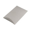 Grey Branded Eco Kraft Pillow Box Extra Small | Recyclable