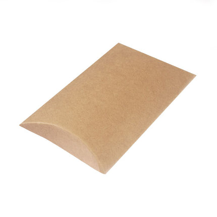 Kraft Branded Eco Kraft Pillow Box Medium | Recyclable