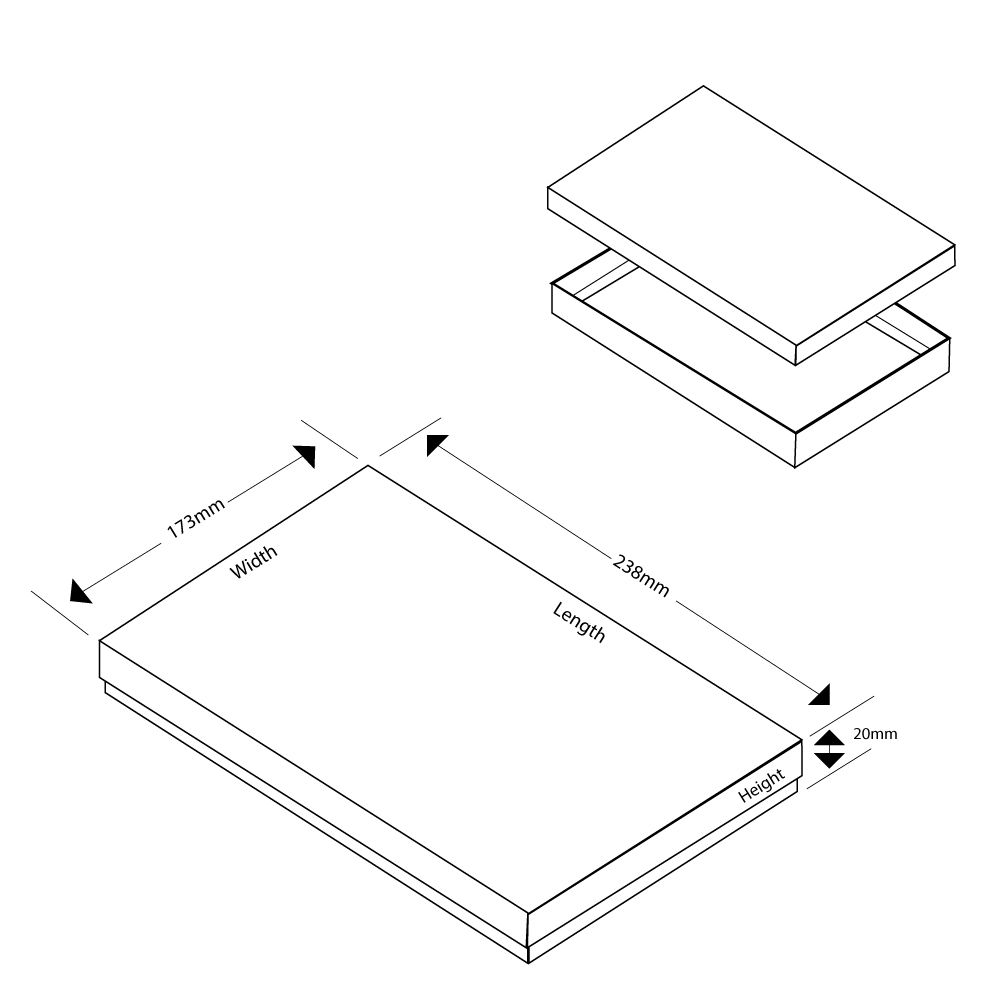 A5 Luxury Rigid Presentation Gift Box (20mm)