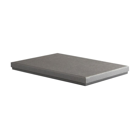 Grey A5 Thin Luxury Rigid Presentation Gift Box | Eco Kraft Box