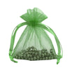 Hunter Green Premium Organza Gift Bags X Large | Satin Drawstring Pouch