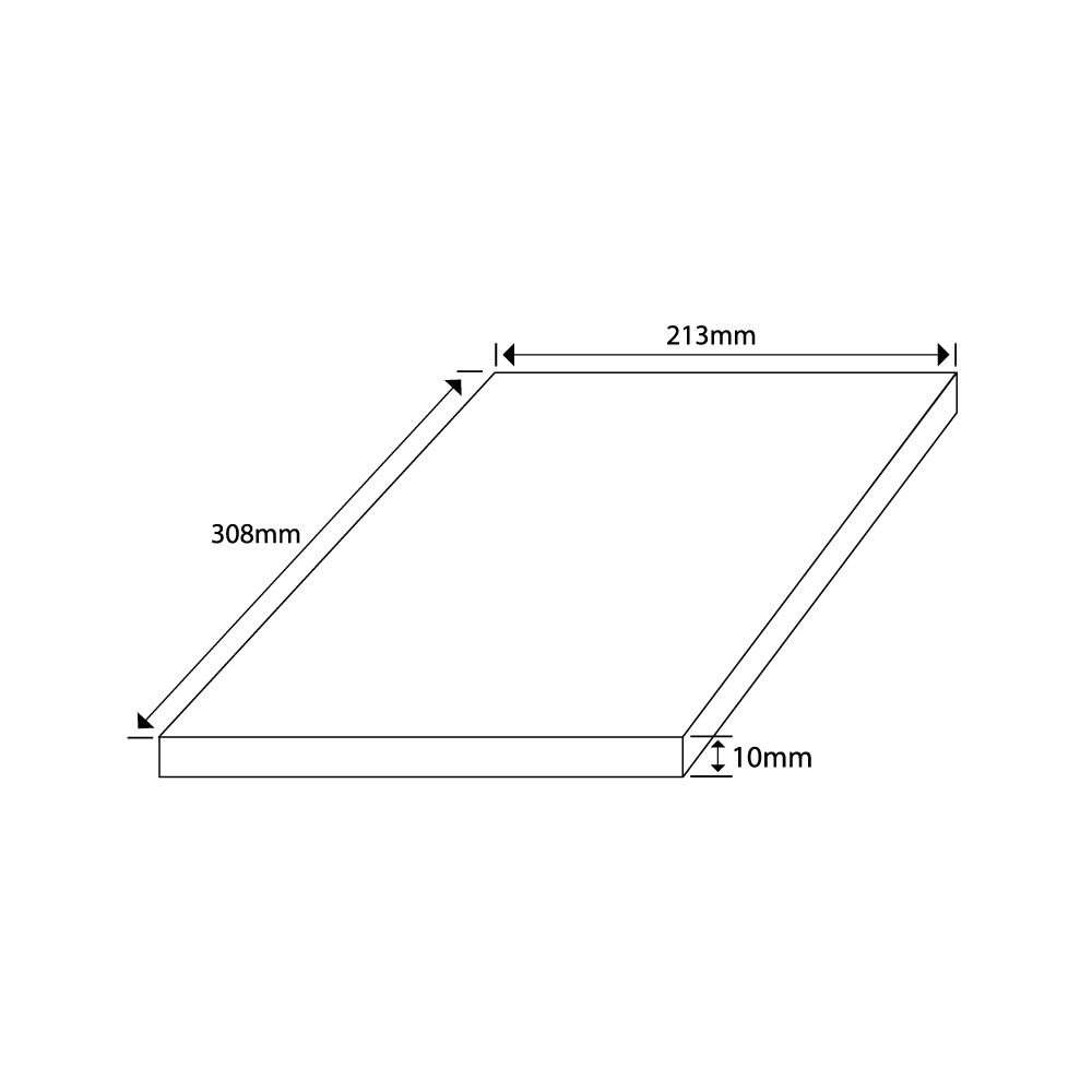 A4 Velvet Foam Insert (10mm)