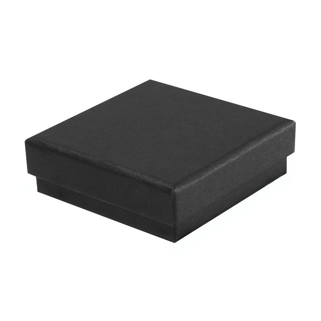 Black square recyclable eco kraft box.