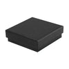 Black square recyclable eco kraft box.