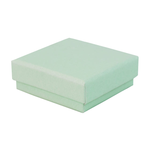 Green square recyclable eco kraft box.