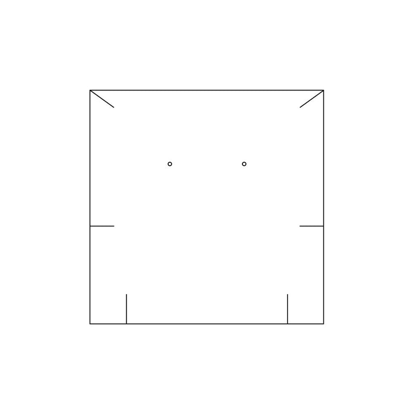 FSC Poppy Small Square Pendant Earring Box