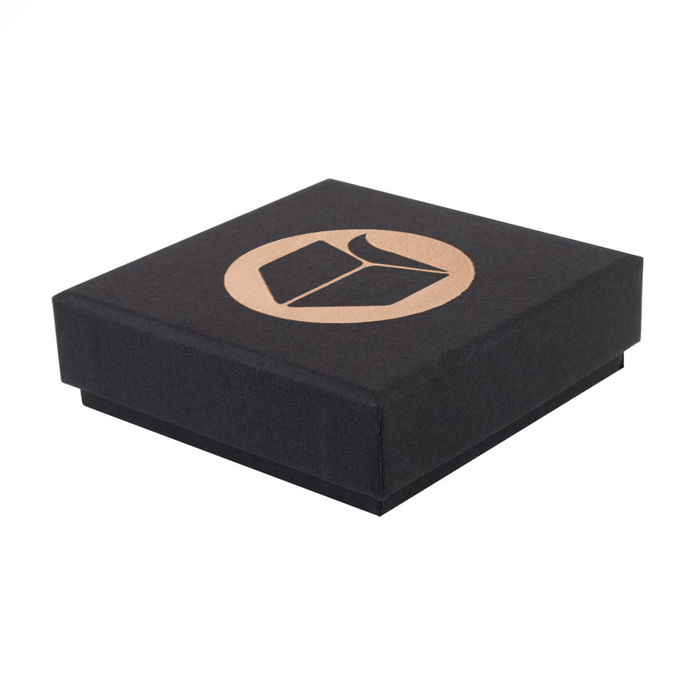 Green - Handcrafted Printed Fabric Ring/Earring Box 33