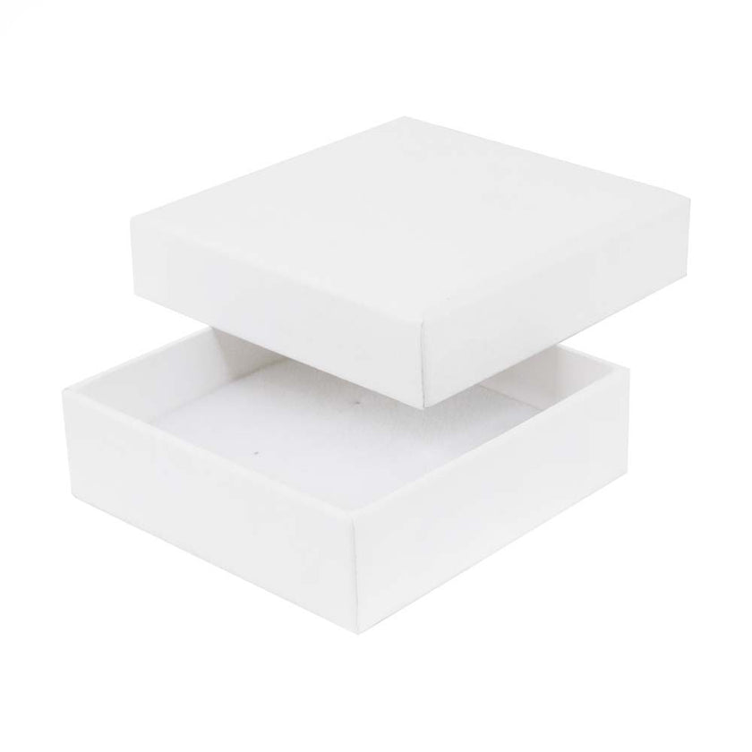 Foil Branded FSC Poppy Small Square Pendant Earring Box