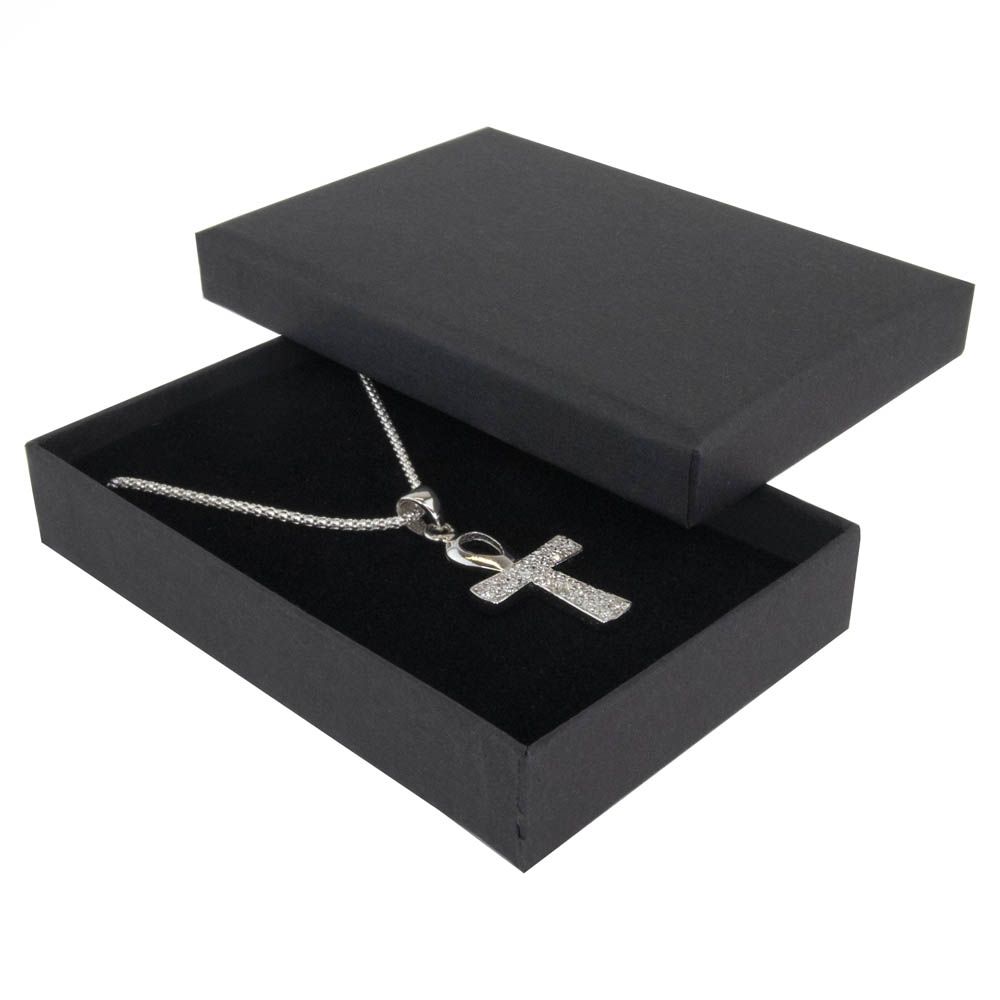 Foil Branded FSC Poppy Medium Pendant Earring Box