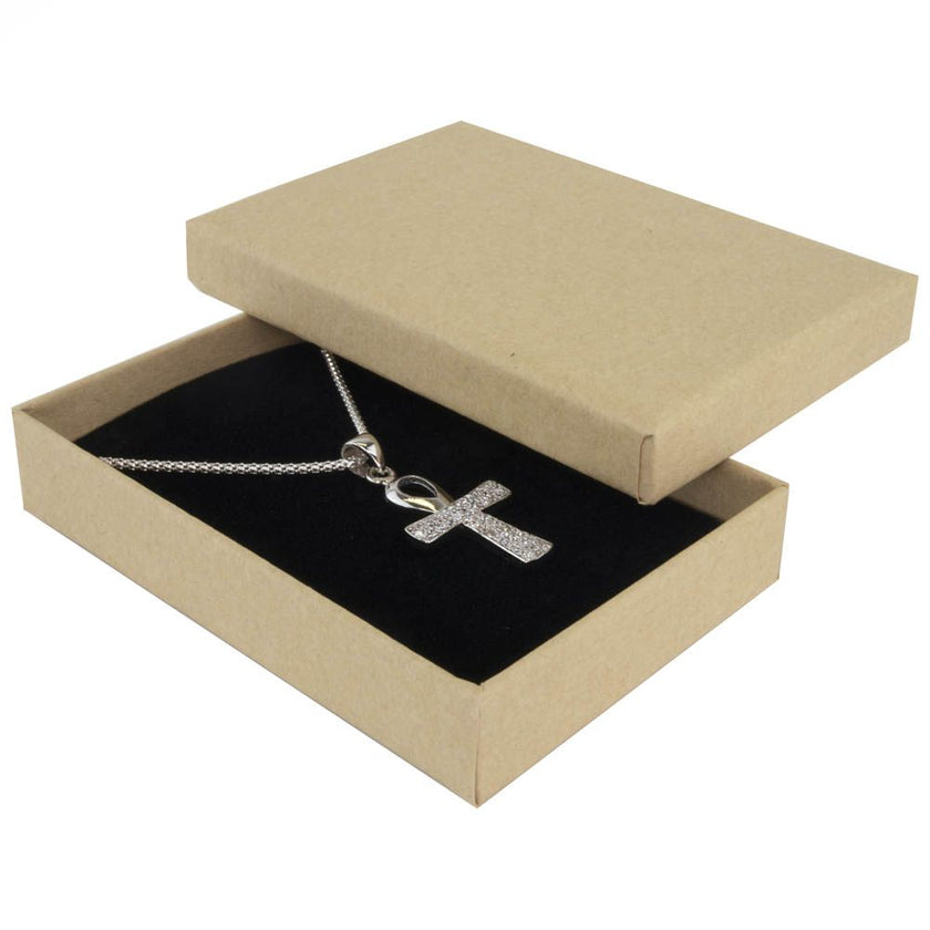 Foil Branded FSC Poppy Medium Pendant Earring Box