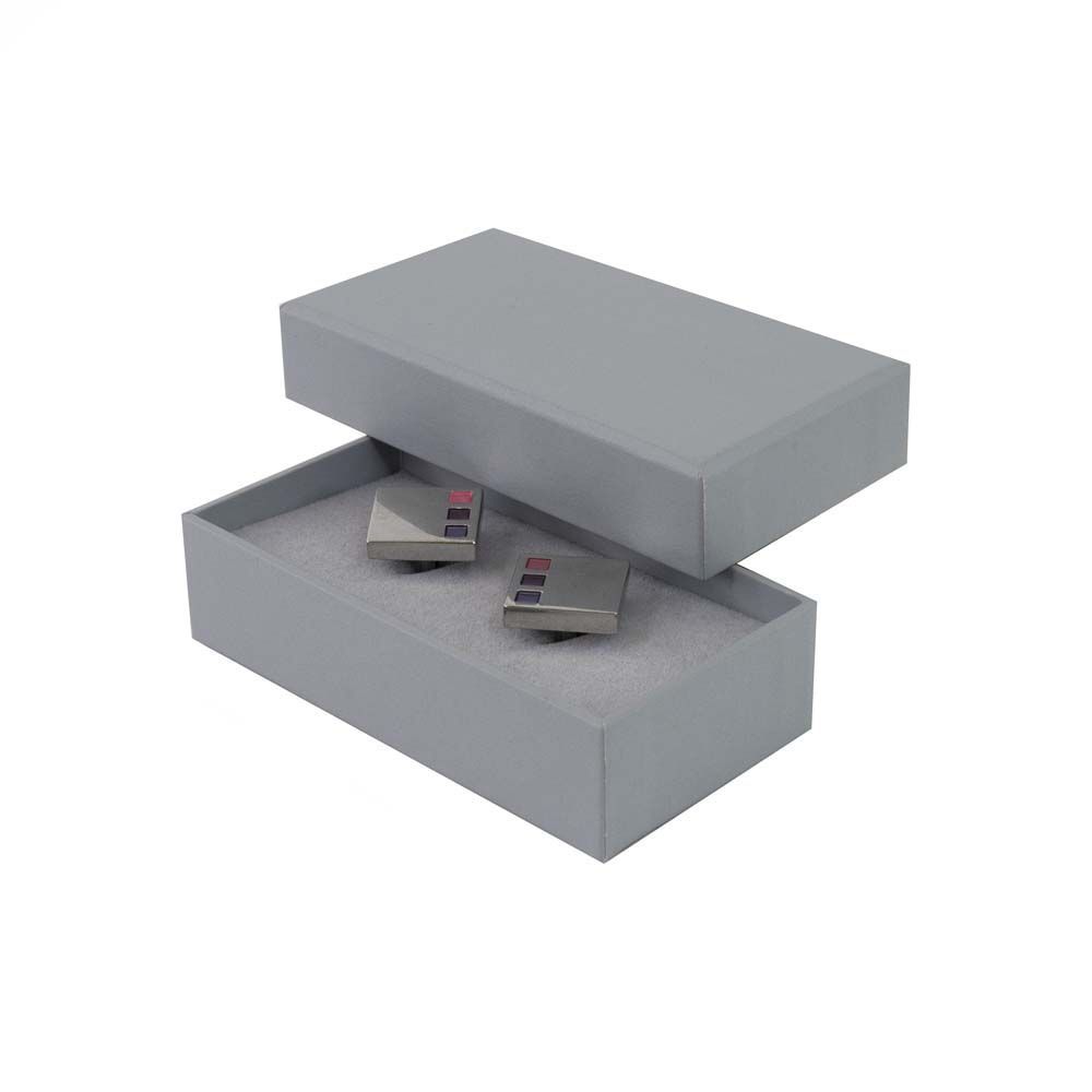 Foil Branded FSC Poppy Cufflink Earring Box