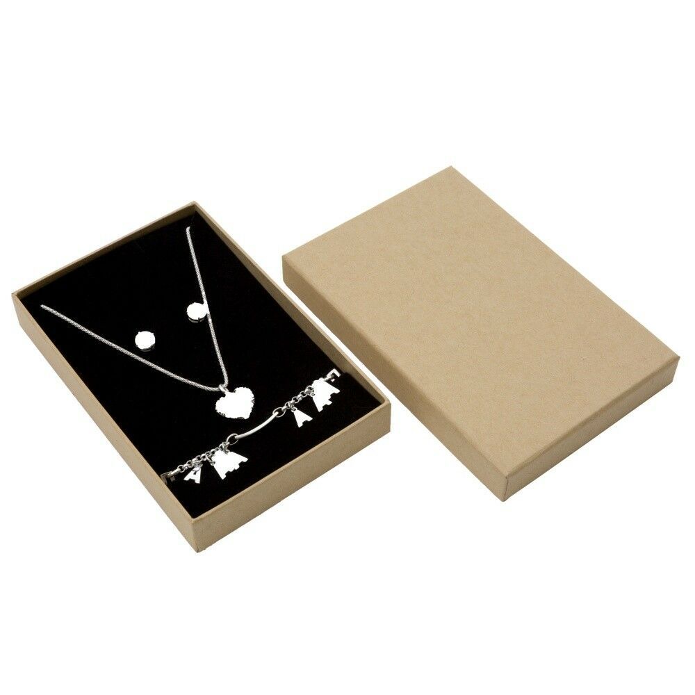 Foil Branded FSC Poppy Necklace Pendant Box