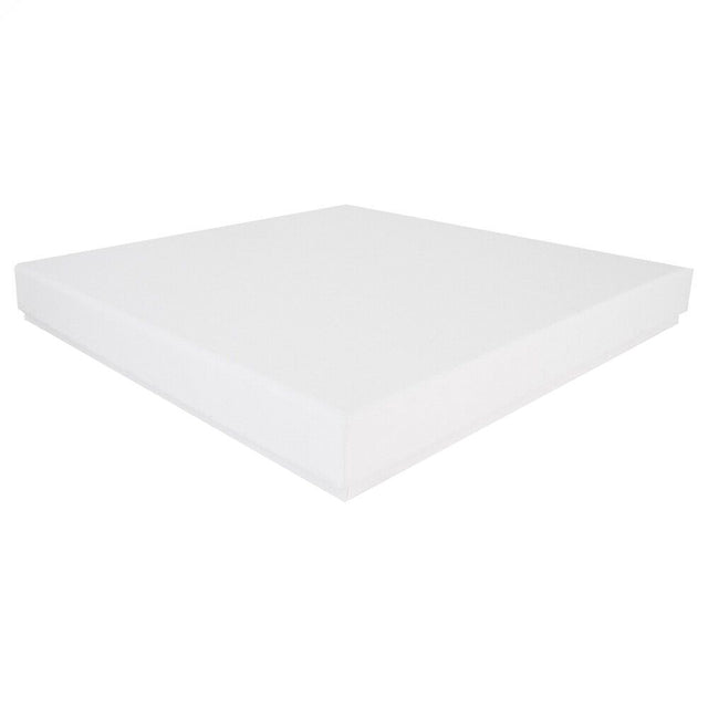 White Eco Kraft Necklace Jewellery Box Large | Anti-tarnish | FSC