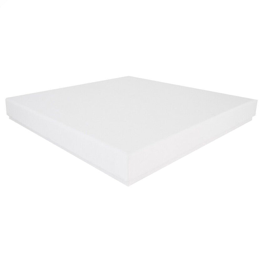 White Branded Eco Kraft Necklace Jewellery Box Large | FSC