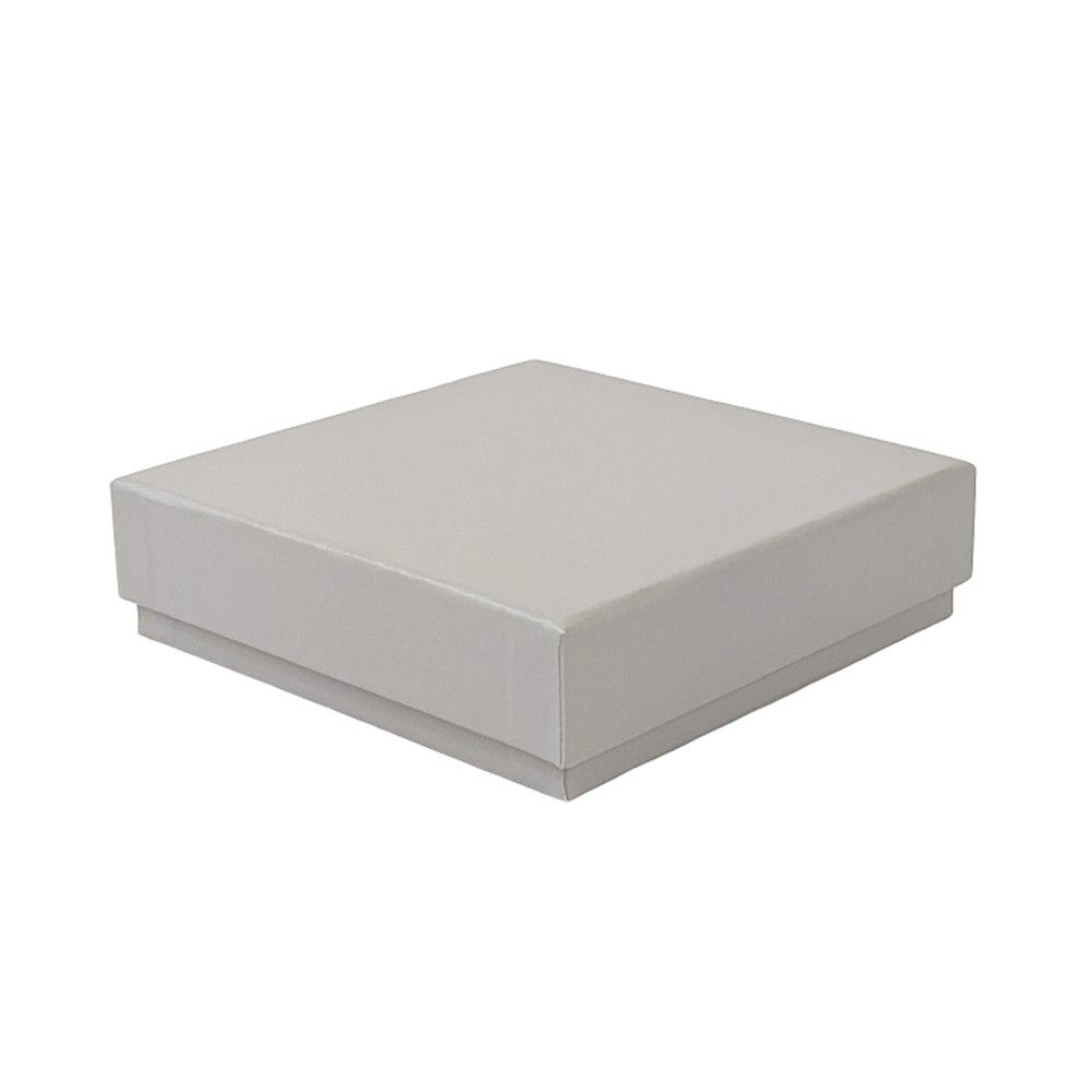 Grey Eco Kraft Bangle Pendant Earring Box | Anti-tarnish | FSC