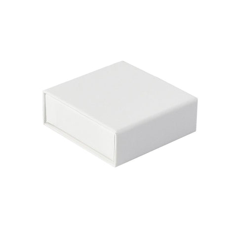 White Pendant Earring Gift Box Small | Jewellery Matchbox | FSC