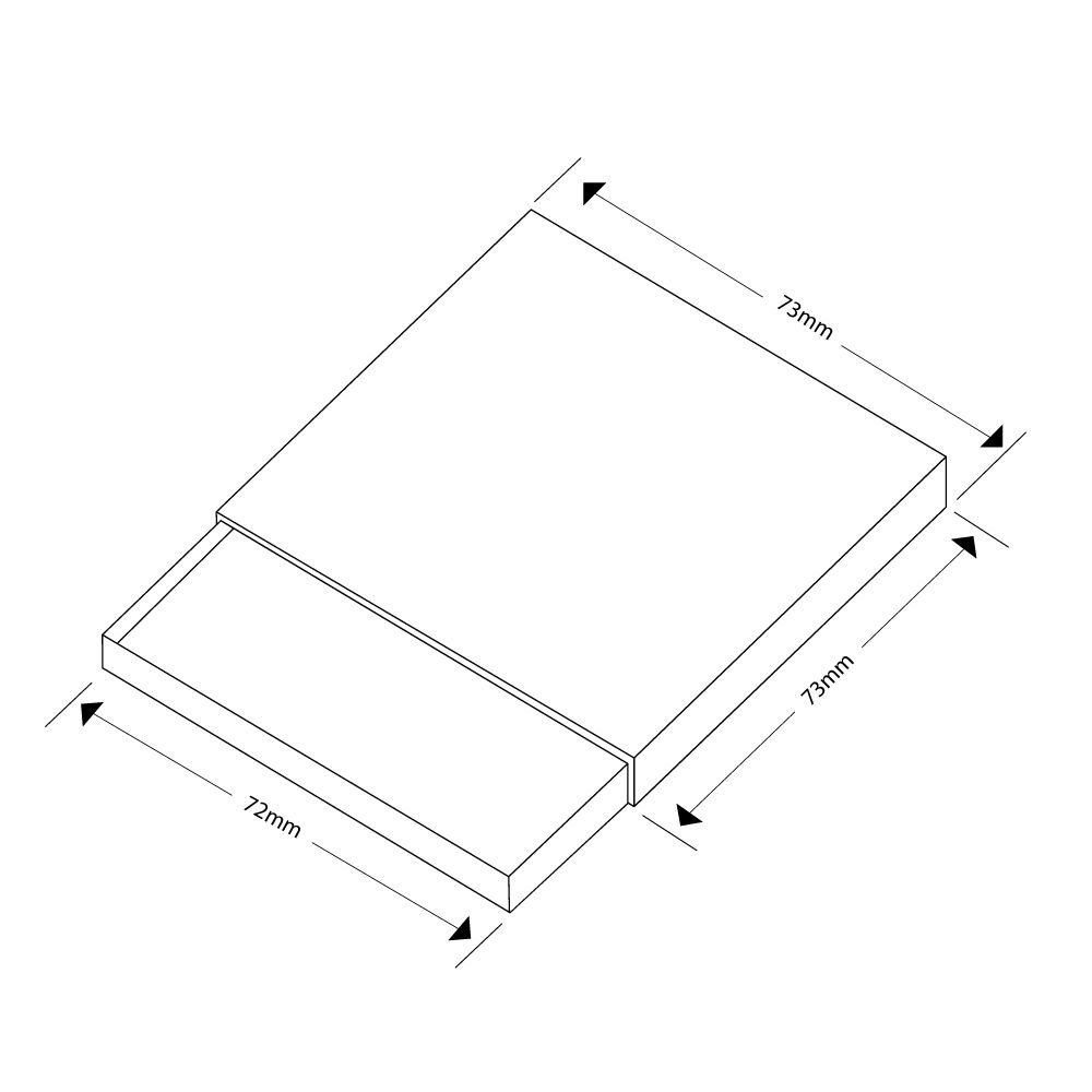 FSC Sunflower Medium Pendant Earring Box