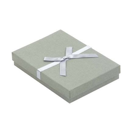 Silver Necklace Set Jewellery Gift Box with Ribbon | Anti-tarnish