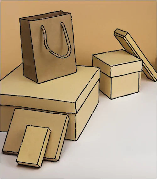 Kraft Packaging – Cartoon Effect