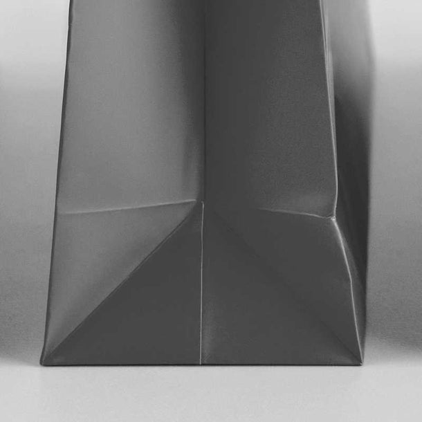 Gift bag with reinforced card at base
