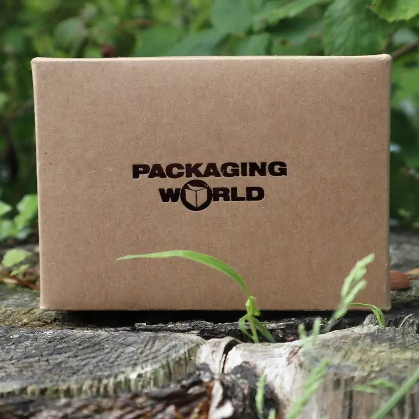 Box with printed logo