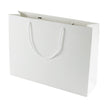 White Luxury Embossed Gift Bag A3 | Landscape Paper Bag | FSC Certified