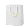 White Digital Printed Deluxe Embossed Gift Bag A5 Size | Portrait Paper Bag | FSC Certified