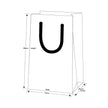 Foil Branded A6 Embossed Paper Gift Bag