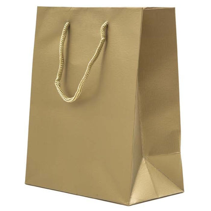 Bronze Luxury Embossed Gift Bag A7 Size | Portrait Paper Bag