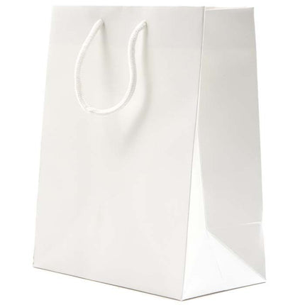 White Digital Printed Luxury Embossed Gift Bag A7 | Portrait Paper Bag