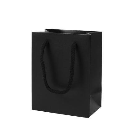 Black Deluxe Embossed Gift Bag A7 Size | Portrait Paper Bag | FSC Certified