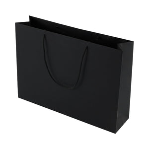 Black Eco Kraft Gift Bag A3 Size | Landscape Paper Bag | FSC Certified