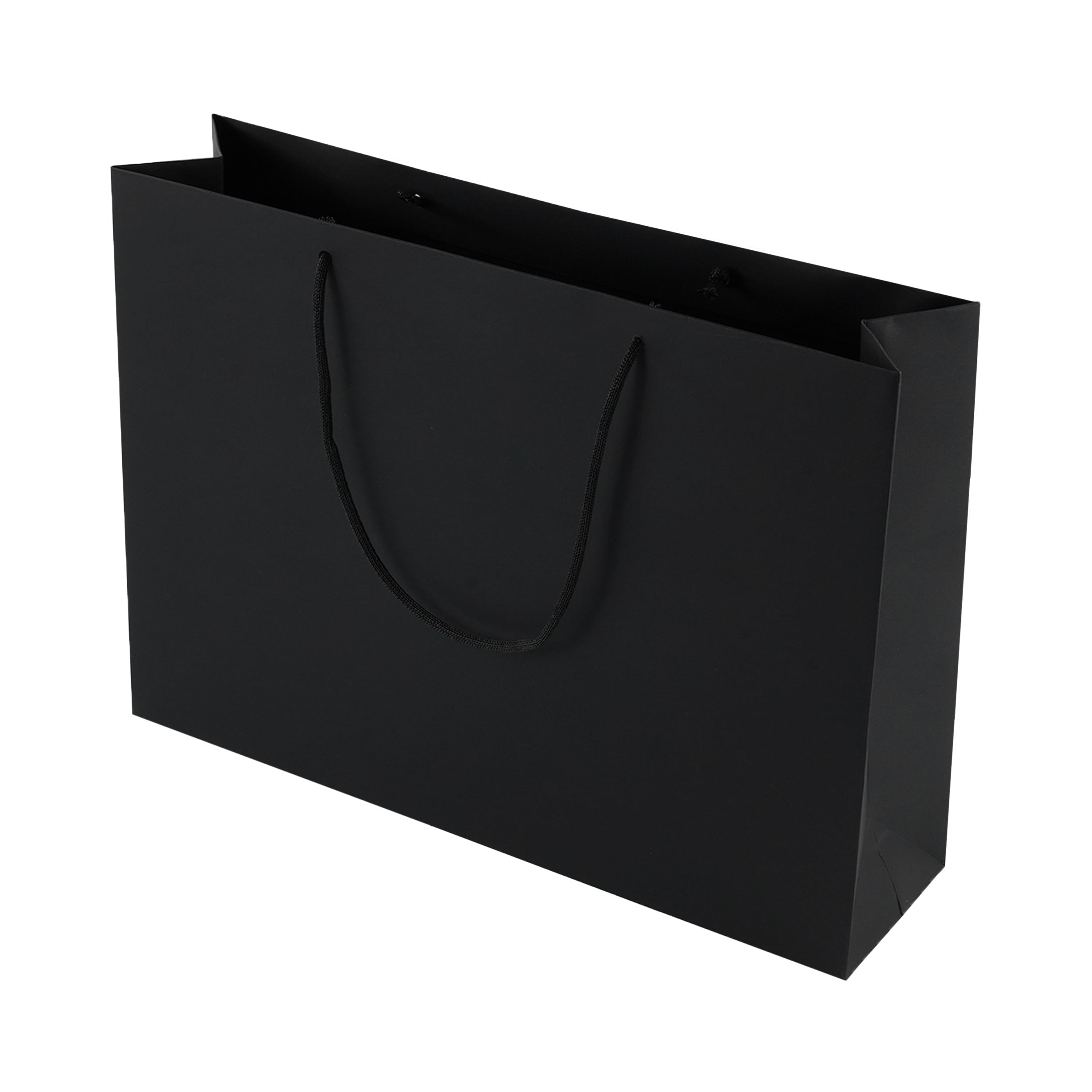 Black Eco Kraft Gift Bag A3 Size | Landscape Paper Bag | FSC Certified