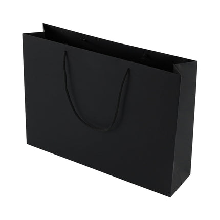 Black Eco Kraft Gift Bag A3 Size | Landscape Paper Bag | FSC Certified