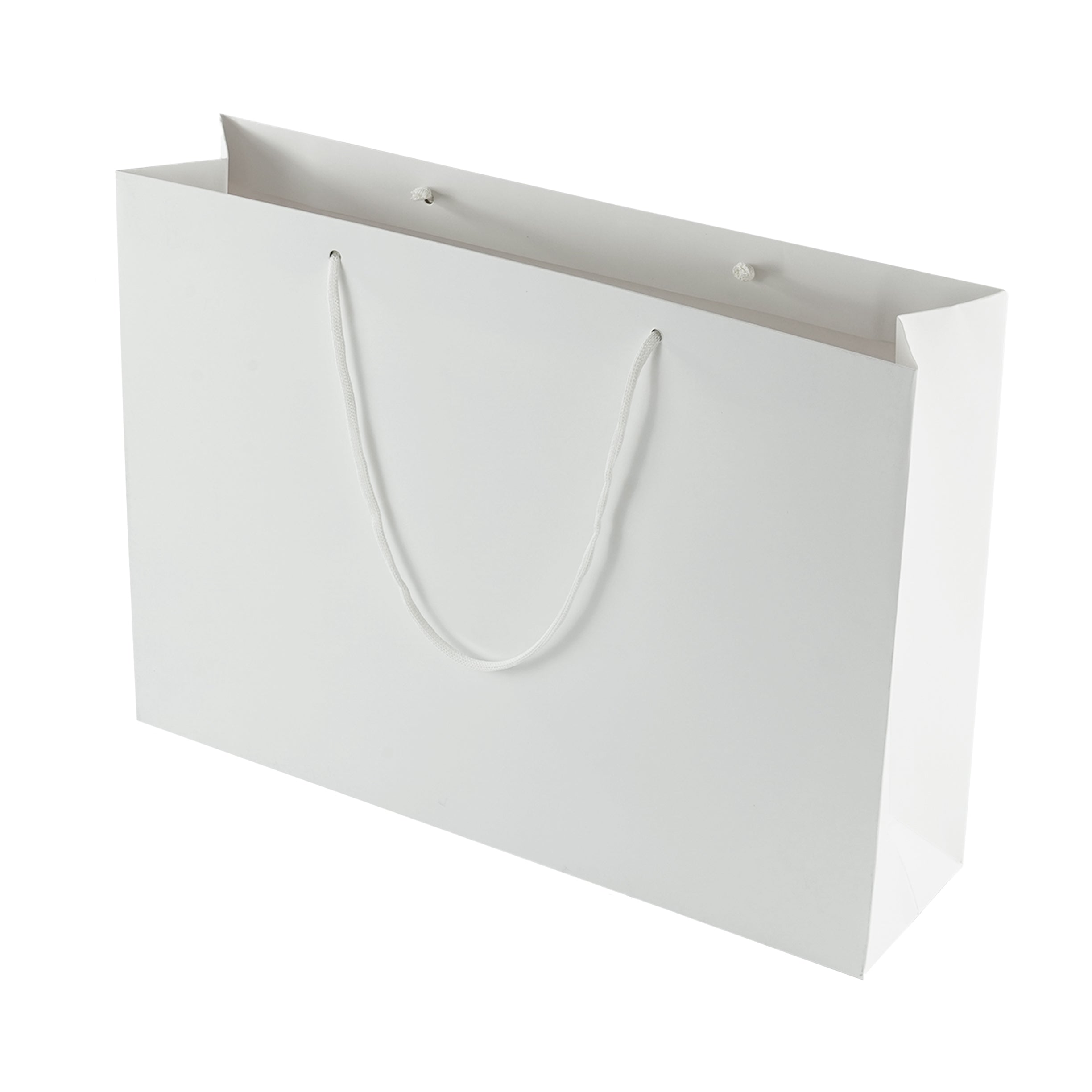 White Eco Kraft Gift Bag A3 Size | Landscape Paper Bag | FSC Certified