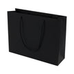Black Eco Kraft Gift Bag A4 Size | Landscape Paper Bag | FSC Certified