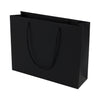 Black Eco Kraft Gift Bag A4 Size | Landscape Paper Bag | FSC Certified