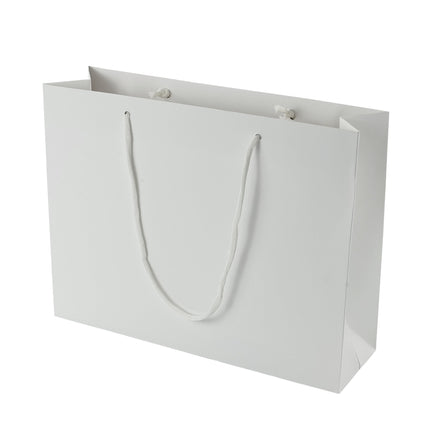 White Eco Kraft Gift Bag A4 Size | Landscape Paper Bag | FSC Certified