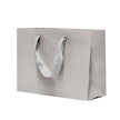 Grey Branded Eco Kraft Gift Bag A5 | Landscape Paper Bag