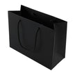 Black Eco Kraft Gift Bag A5 Size | Landscape Paper Bag | FSC Certified