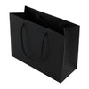 Black Eco Kraft Gift Bag A5 Size | Landscape Paper Bag | FSC Certified