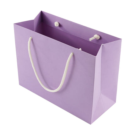 Lilac Eco Kraft Gift Bag A5 Size | Landscape Paper Bag | FSC Certified