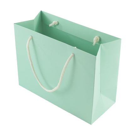 Green Eco Kraft Gift Bag A5 Size | Landscape Paper Bag | FSC Certified