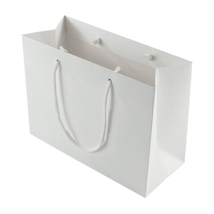 White Eco Kraft Gift Bag A5 Size | Landscape Paper Bag | FSC Certified